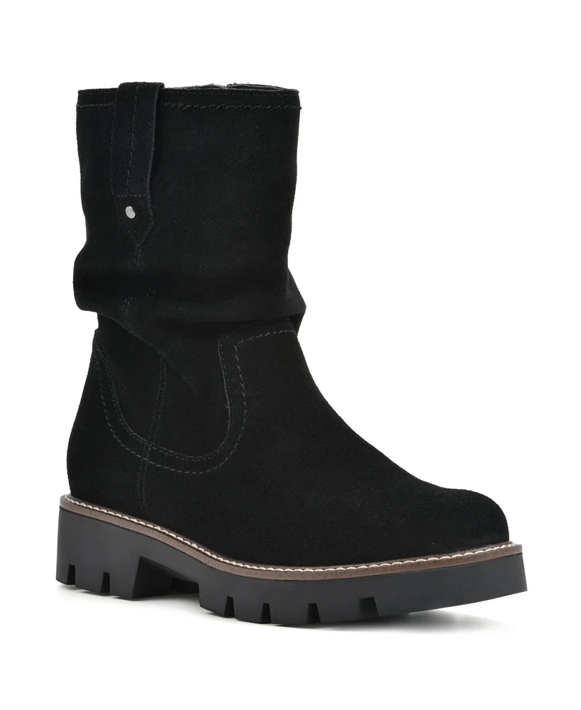White Mountain Women's Glean Lug Sole Mid Shaft Boots
