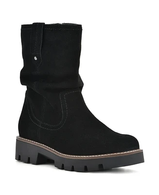 White Mountain Women's Glean Lug Sole Mid Shaft Boots