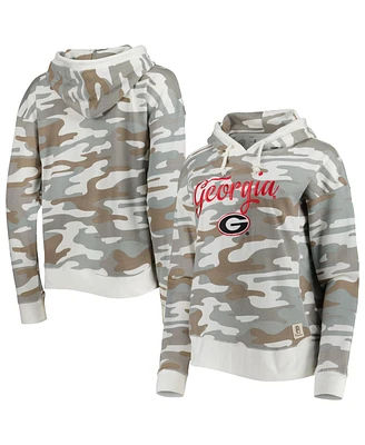 Women's Pressbox Camo Georgia Bulldogs San Pablo Pullover Hoodie