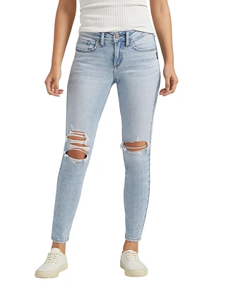Silver Jeans Co. Women's Suki Mid Rise Skinny Jeans
