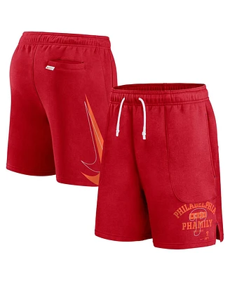 Men's Nike Red Philadelphia Phillies Statement Ball Game Shorts