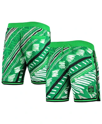 Men's Mitchell & Ness Green Austin Fc Tribal Fashion Shorts