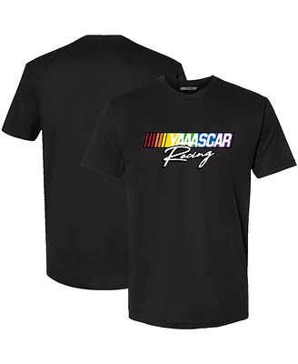 Men's Checkered Flag Sports Black Nascar Racing T-shirt