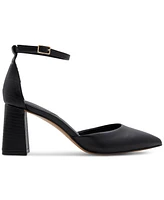 Aldo Women's Jan Pointed-Toe Ankle-Strap Block-Heel Pumps