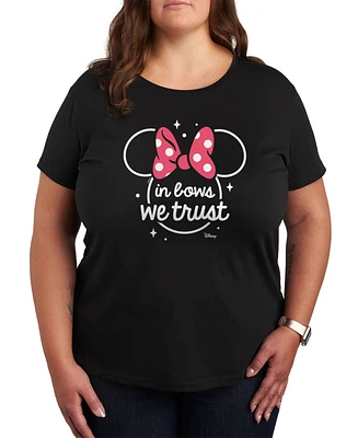 Hybrid Apparel Trendy Plus Minnie Mouse Graphic T-shirt