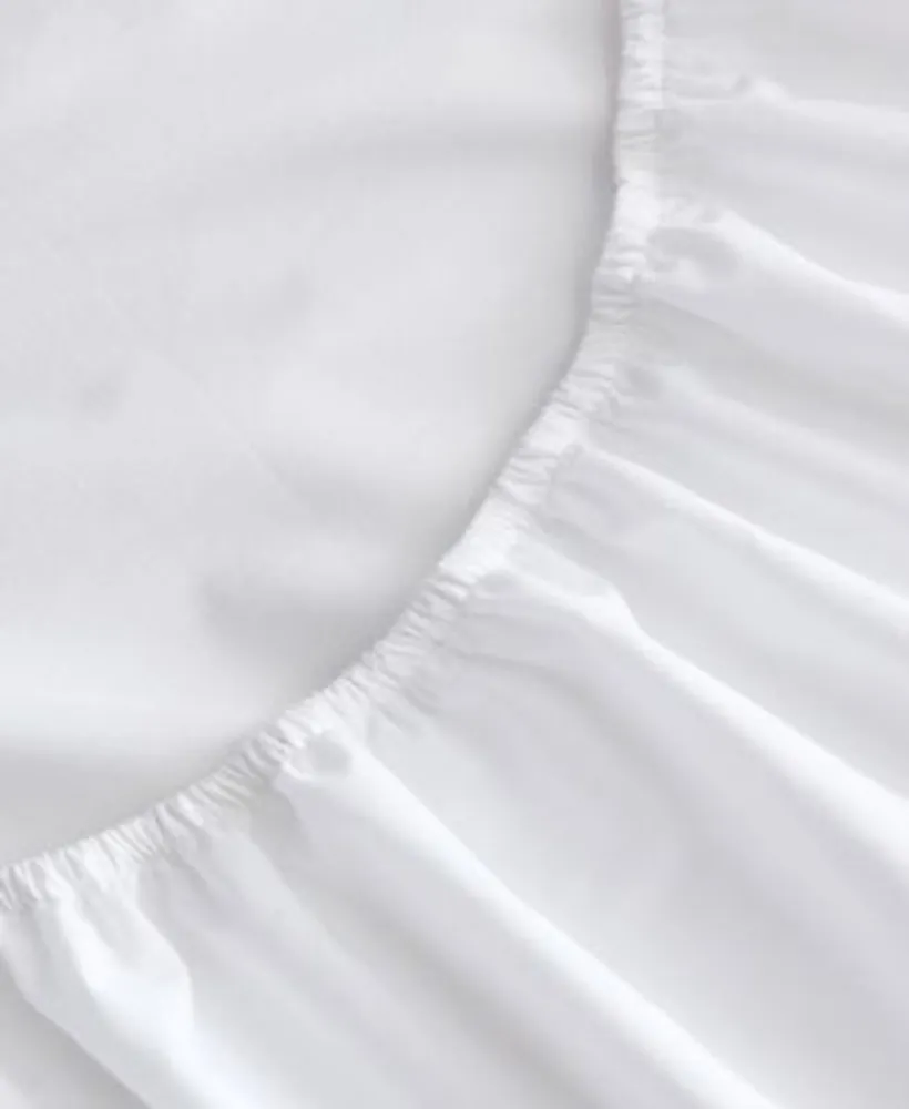 Nautica Solid Cotton Percale Fitted Sheets