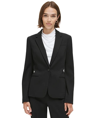 Calvin Klein Women's One-Button Blazer