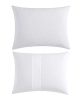 Closeout! Tommy Bahama Home Wicker Woven Solid 3 Piece Duvet Cover Set, Full/Queen