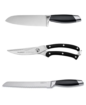 BergHOFF Stainless Steel 3 Piece Knife Set