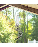 24" Long 5-Ring Polyresin Motorcycle Wind Chime