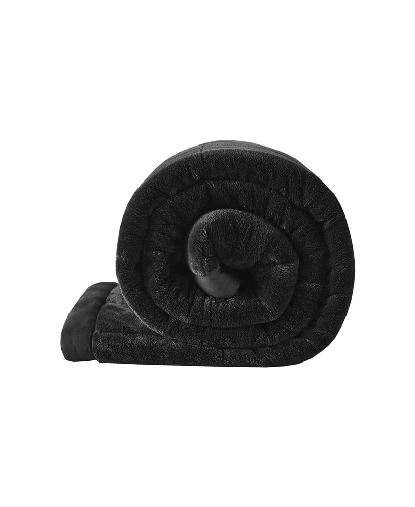 Madison Park Coleman Plush Reversible HeiQ Smart Temperature Down Alternative Blanket