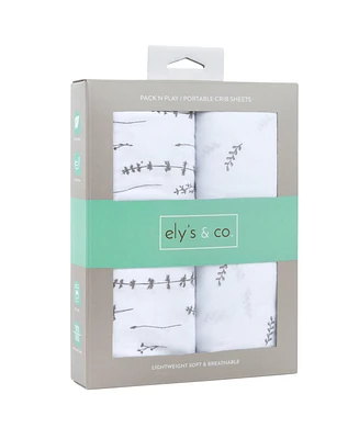 Ely's & Co. Baby Pack N Play Portable Crib Sheet ( of 2 )