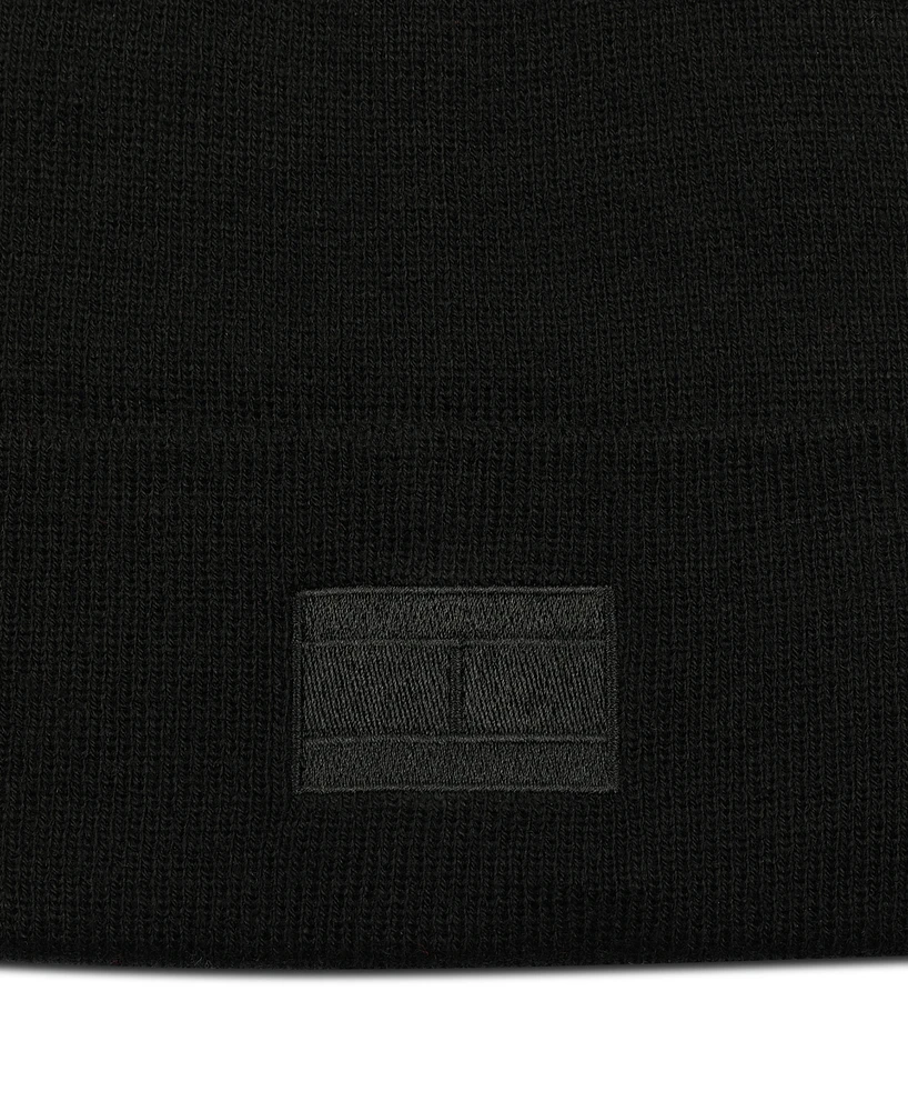 Tommy Hilfiger Men's Ghost Logo Embroidered Beanie