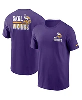 Men's Nike Purple Minnesota Vikings Blitz Essential T-shirt