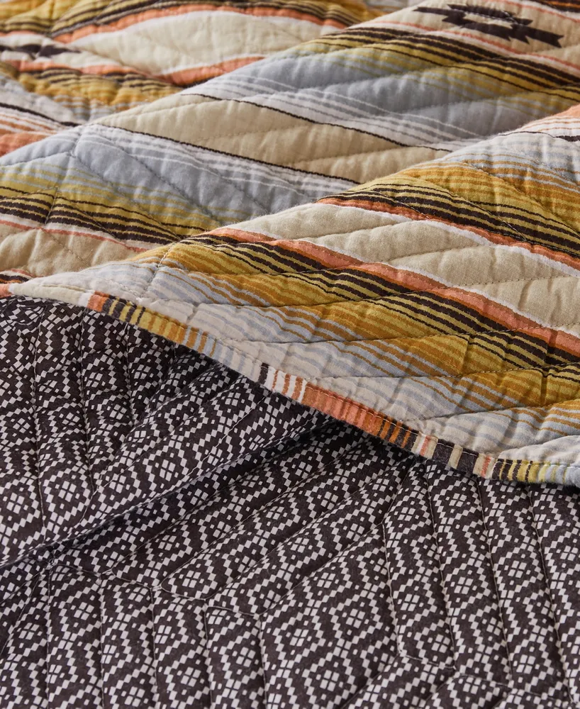 Greenland Home Fashions Painted Desert Reversible Piece Quilt Set