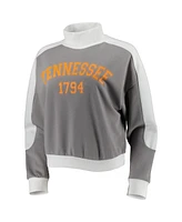 Women's Gameday Couture Gray Tennessee Volunteers Make it a Mock Sporty Pullover Sweatshirt