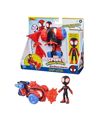 Spidey and His Amazing Friends Marvel Miles Morales- Spider-Man Techno Racer Set