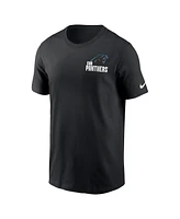 Men's Nike Black Carolina Panthers Blitz Essential T-shirt