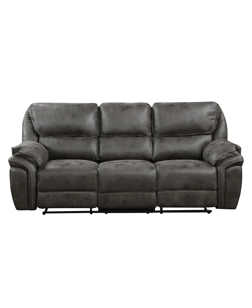 White Label Fleming 90" Double Reclining Sofa