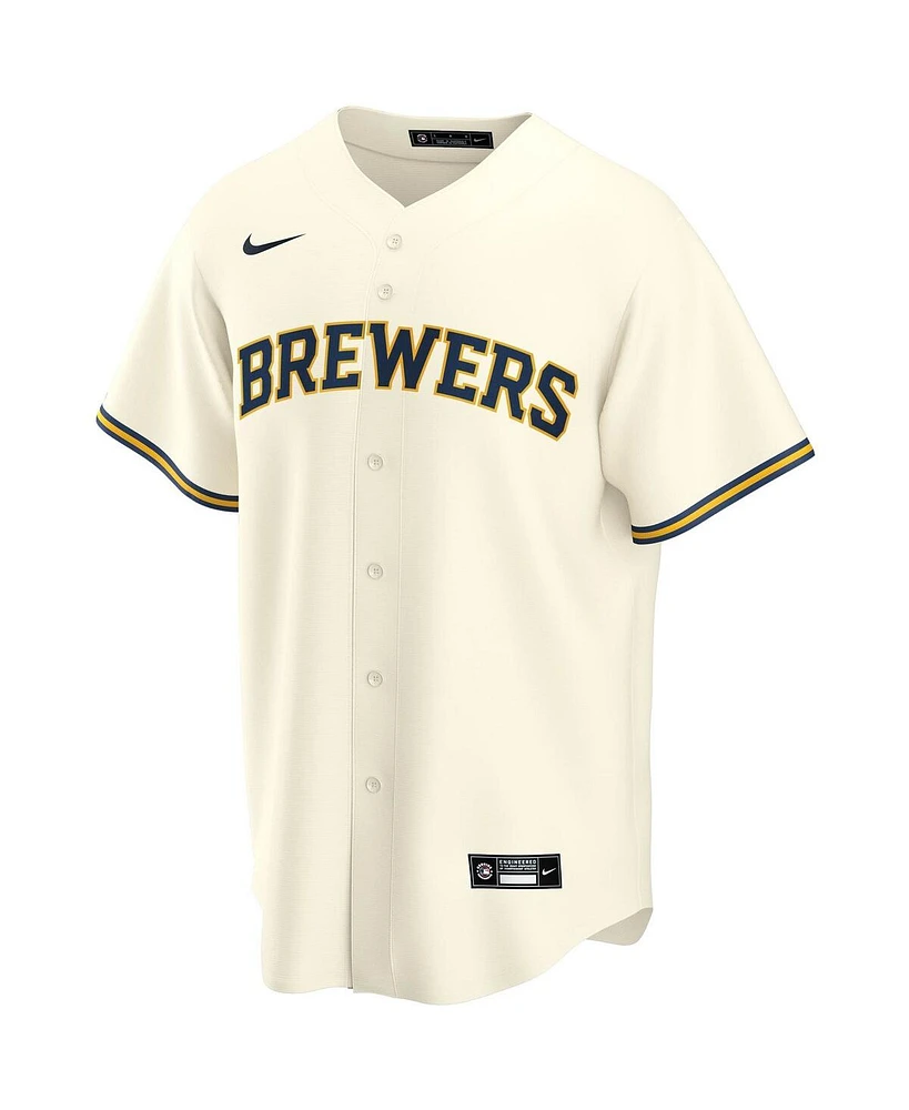 Nike Big Boys and Girls Milwaukee Brewers Official Player Jersey - Christian Yelich