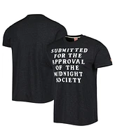 Men's and Women's Homage Charcoal Are You Afraid of the Dark? The Midnight Society Tri-Blend T-shirt