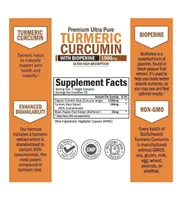 BioSchwartz Turmeric Curcumin with BioPerine 1500mg