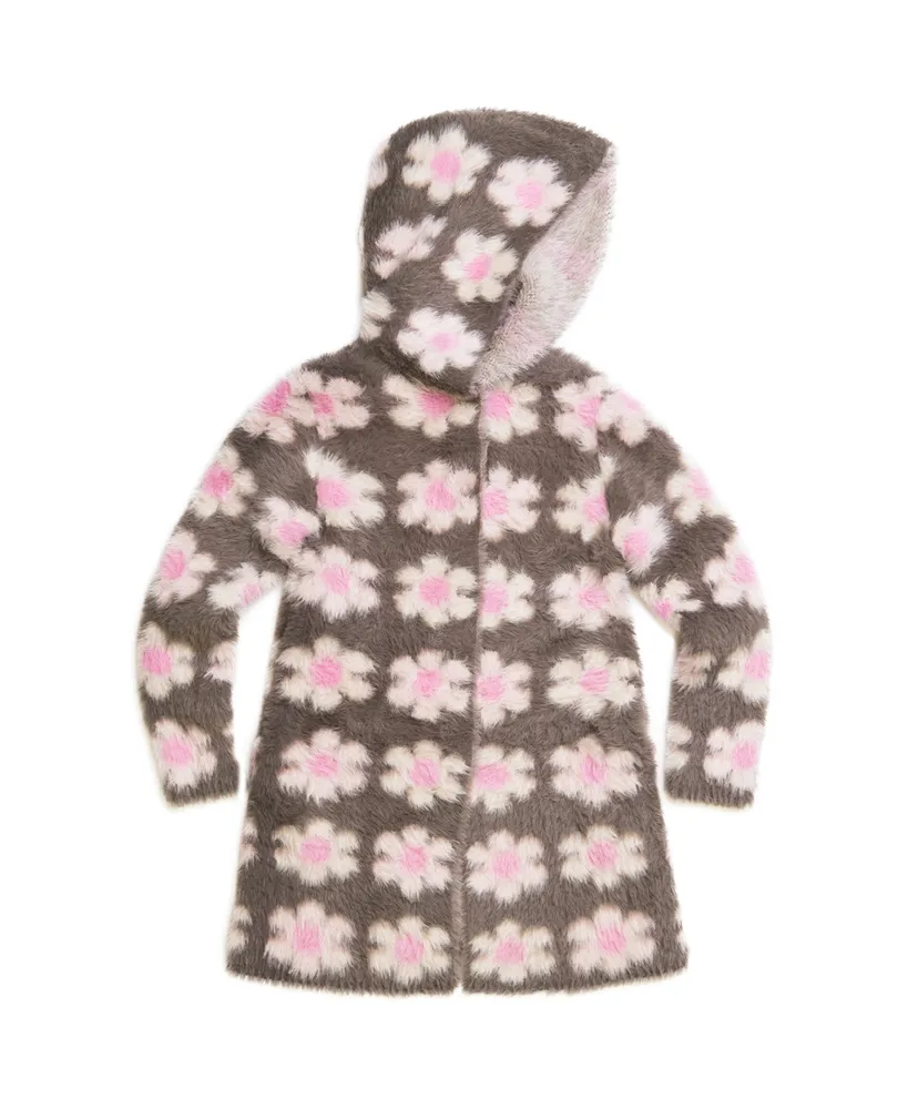 Imoga Collection Little Girls / D FW23 Aster Fancy Yarn Long Cardigan
