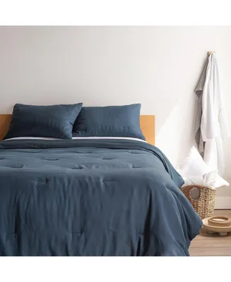 French Linen Comforter & Sham Set - Full/Queen