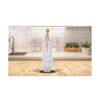 Fc Design 16"H Our Lady of Fatima Statue Our Lady of The Holy Rosary of Fatima Holy Figurine Religious Decoration Home Decor Perfect Gift for House Wa