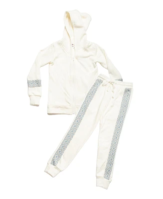 Mixed Up Clothing Toddler Boys Zip Front Hoodie and Joggers Set