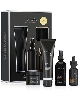 Buttah Skin 4-Pc. Supreme Skincare Set featuring Facial Shea Butter