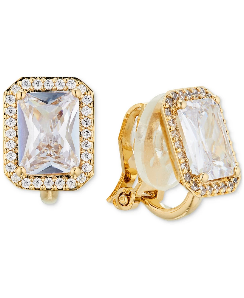 Eliot Danori Crystal Halo Clip Earrings