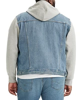 Levi's Men's Big & Tall Relaxed-Fit Hooded Trucker Jacket