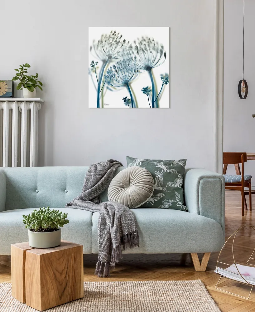 Empire Art Direct "Unfocused Beauty 2" Frameless Free Floating Tempered Glass Panel Graphic Wall Art, 24" x 24" x 0.2"