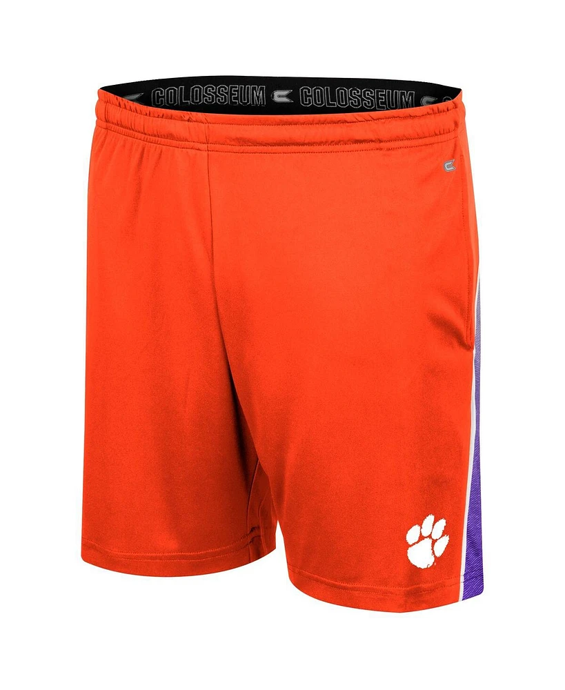 Men's Colosseum Orange Clemson Tigers Laws of Physics Shorts