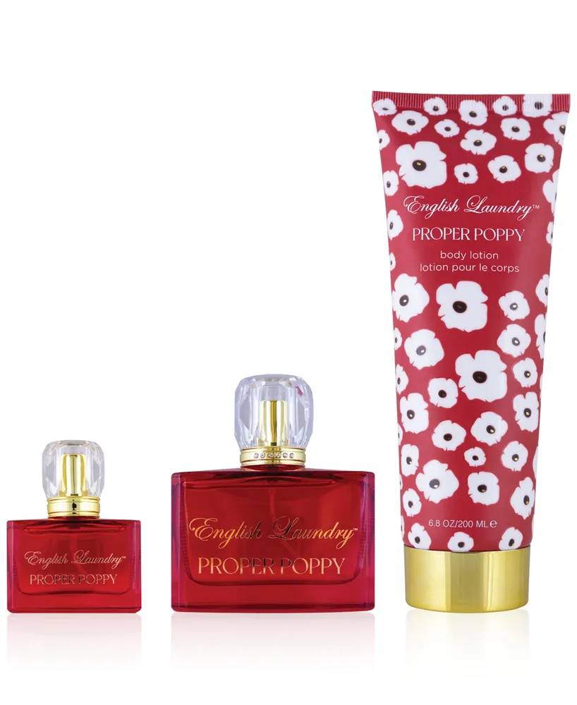 English Laundry 3-Pc. Proper Poppy Eau de Parfum Gift Set
