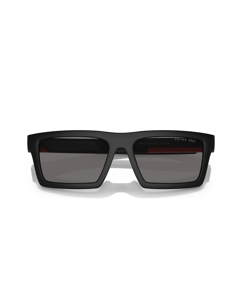 Prada Linea Rossa Men's Polarized Sunglasses, Ps 02ZSU