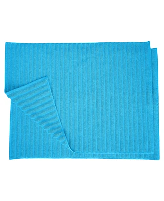 Superior Cotton Textured Stripes 2-Pc. Bath Rug Set