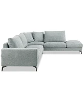 Closeout! Lydney 139" 2-Pc. Fabric Sectional, Created for Macy's