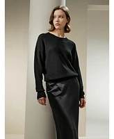 Women's Wool Crewneck Sweater