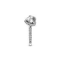 Pandora Cubic Zirconia Timeless Elevated Heart Ring