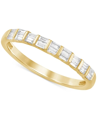 Diamond Baguette Double Row Band (1/4 ct. t.w.) 14k Gold