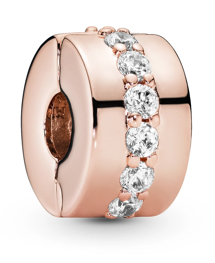 Pandora Cubic Zirconia Sparkling Row Spacer Charm