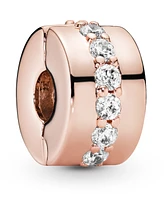 Pandora Cubic Zirconia Sparkling Row Spacer Charm