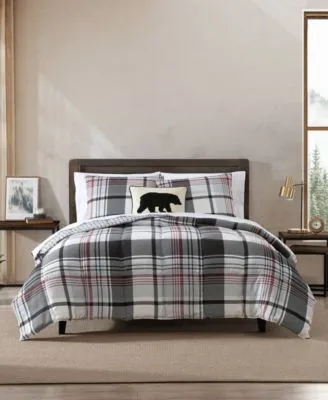 Eddie Bauer Normandy Plaid Micro Suede Reversible Comforter Sets