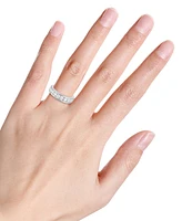 Diamond Milgrain Wedding Band (1 ct. t.w.) in 14k White Gold