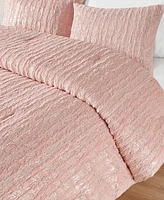 Intelligent Design Naomi Metallic Print Faux Fur 2 Piece Comforter Set, Twin/Twin Xl