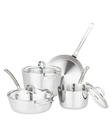 Viking Contemporary Stainless Steel 7-Piece Cookware Set