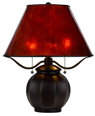 19.5" Height Metal and Resin Table Lamp