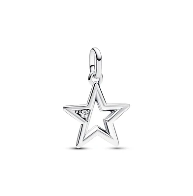 Pandora Me Cubic Zirconia Star Medallion Charm